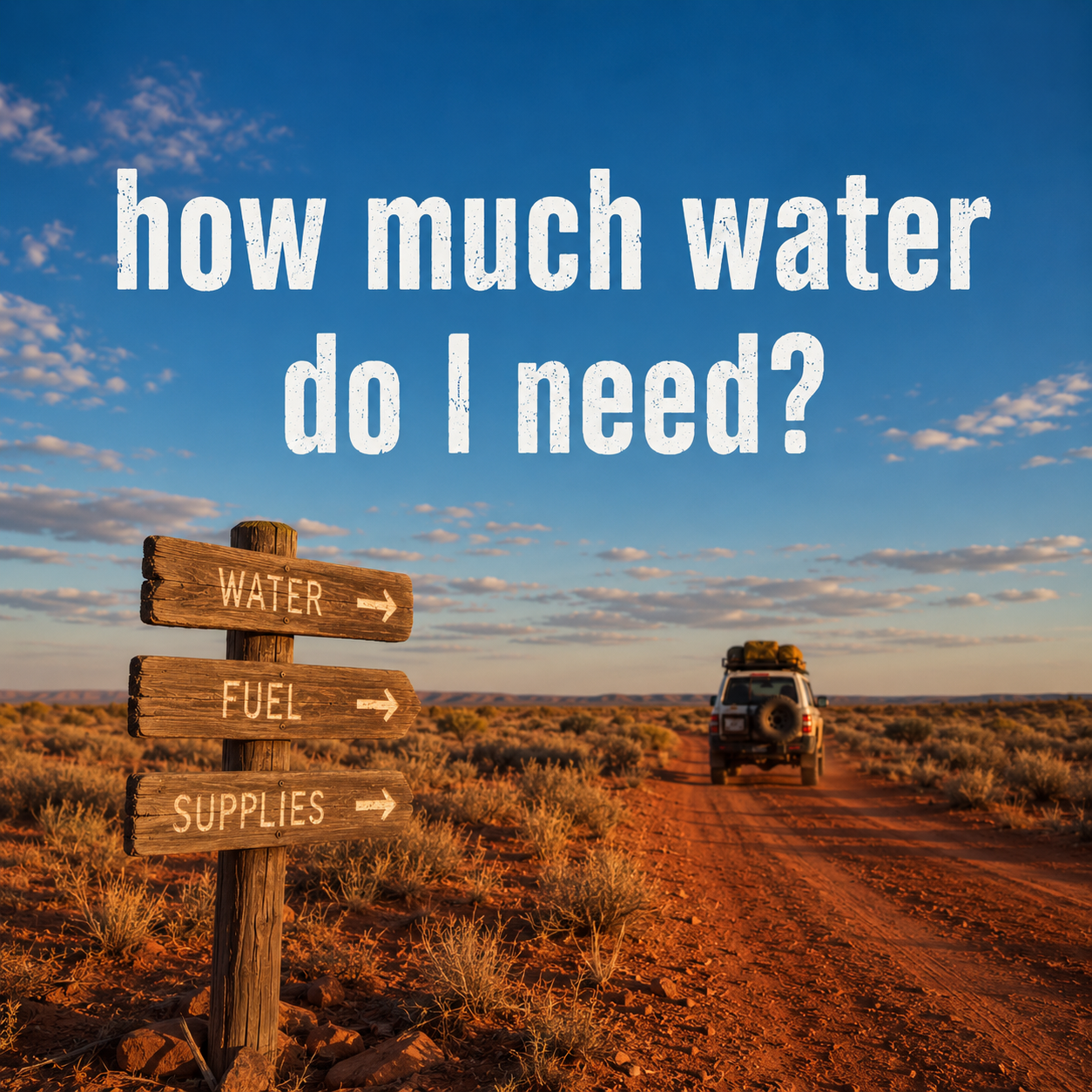 How Much Water Do You Actually Need for an Outback Trip?