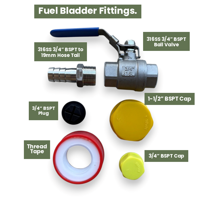 Niche Outdoors 150L Flexible Fuel Bladder - Boat Kill Tank Edition