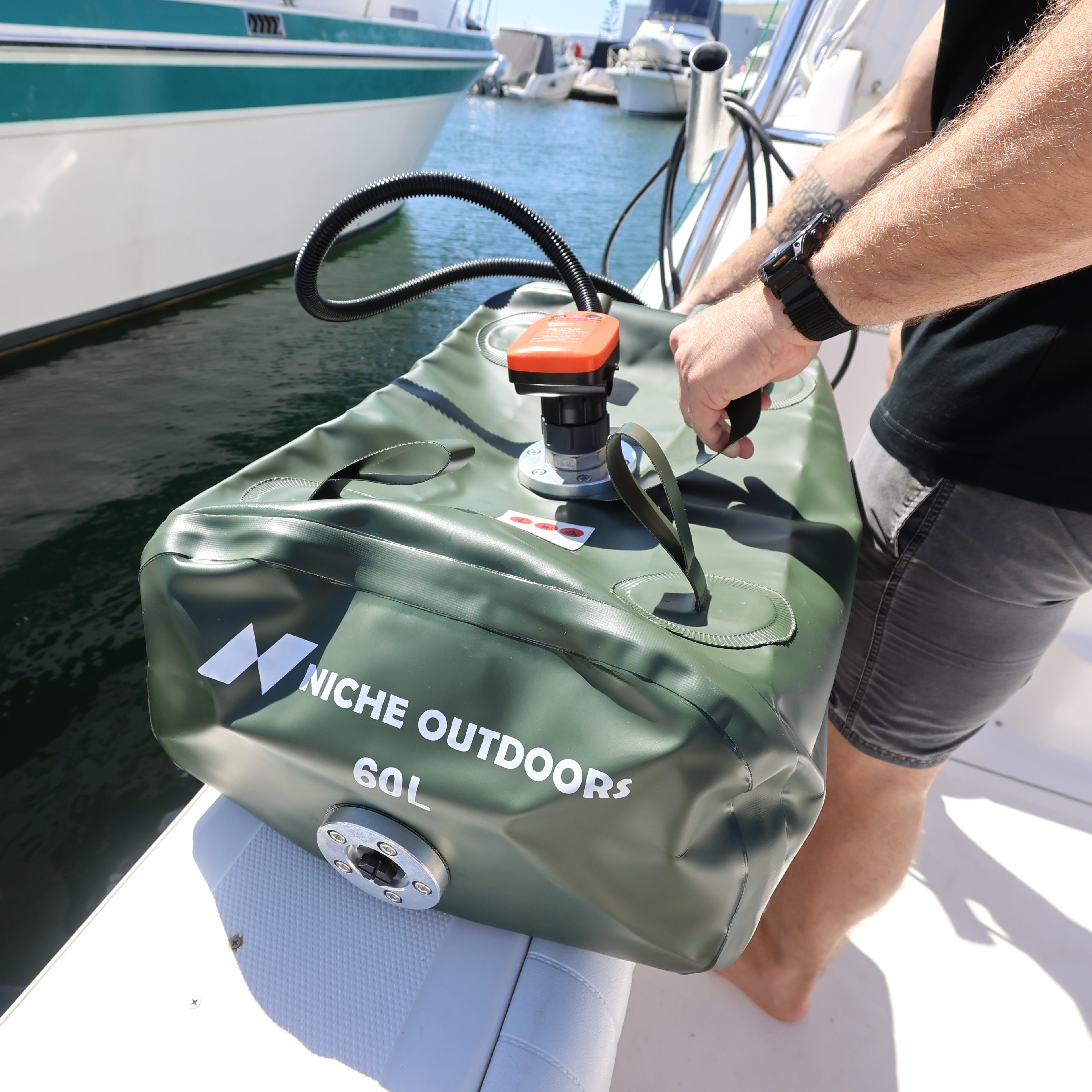 SeaFlo Lithium Battery Powered Fuel Transfer Pump