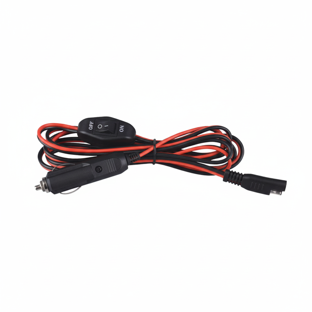Seaflo Pump Car Adapter Wiring Harness with Switch