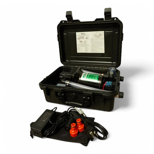 Indflo 43 Series Portable Water Transfer Kit showing inside