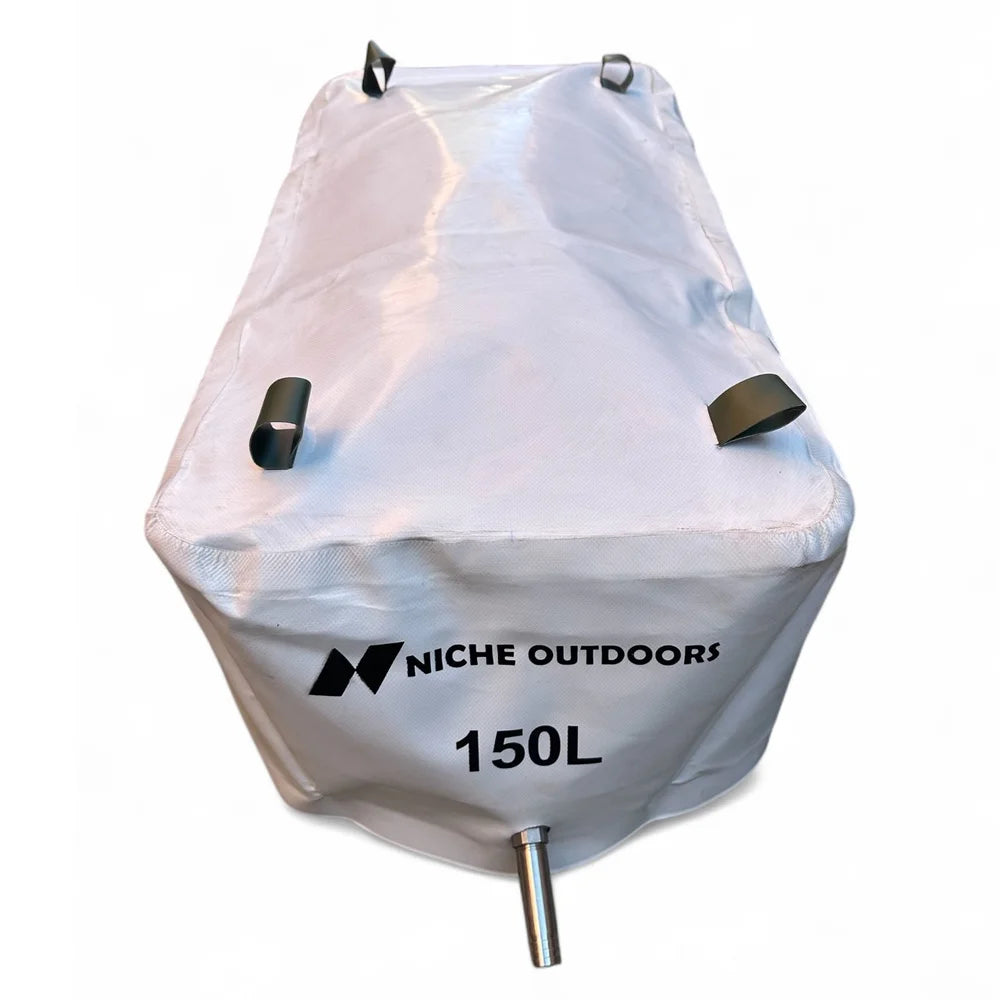 Niche Outdoors 150L Flexible Fuel Cover in white