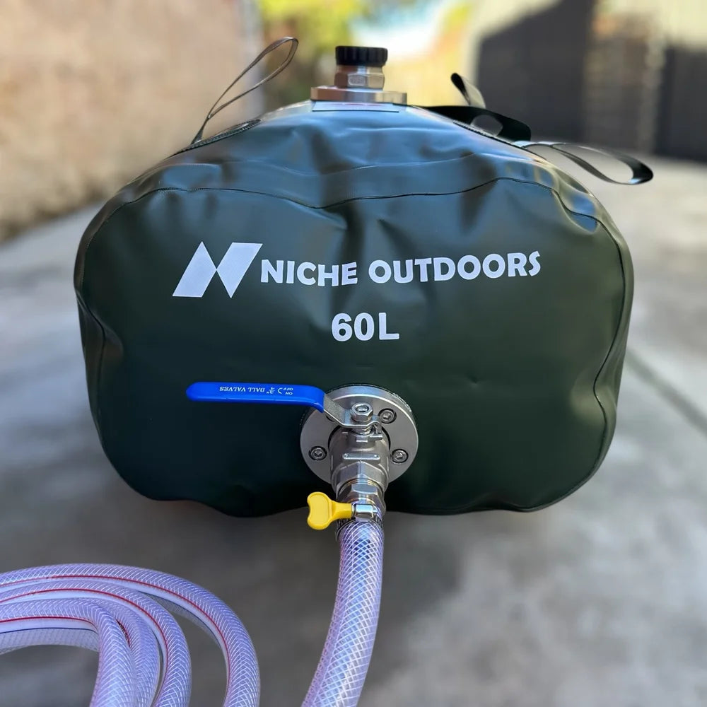 Niche_Outdoors_60L_Flexible_Fuel_Bladder with PVC Hose