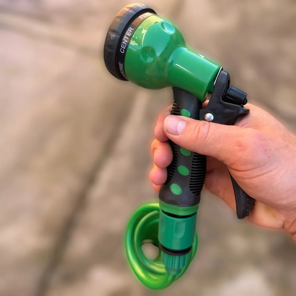 Niche Outdoors 7.5m Coil Hose & Spray Gun
