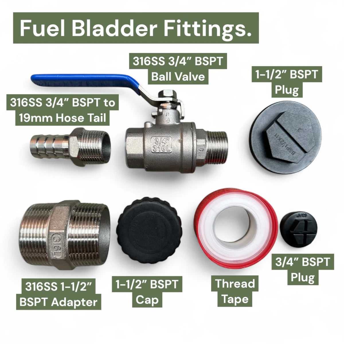 Fuel Bladder Componenets Fuel Bladders – Niche Outdoors