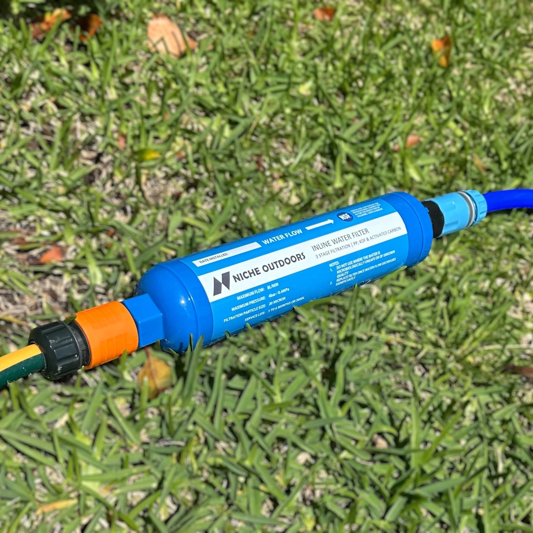 Niche Outdoors Inline Water Filter
