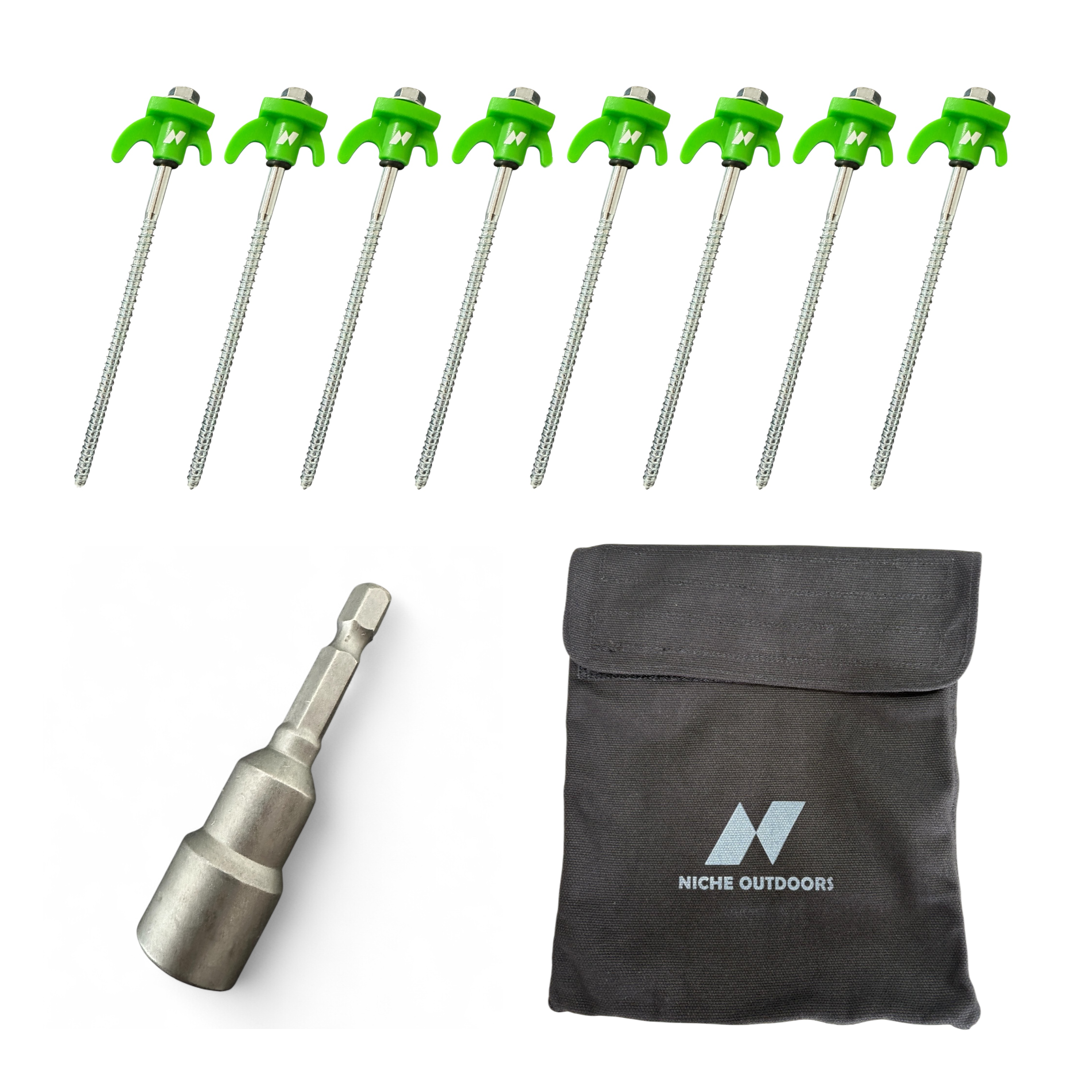 Niche Outdoors Heavy Duty Pegs Bundle