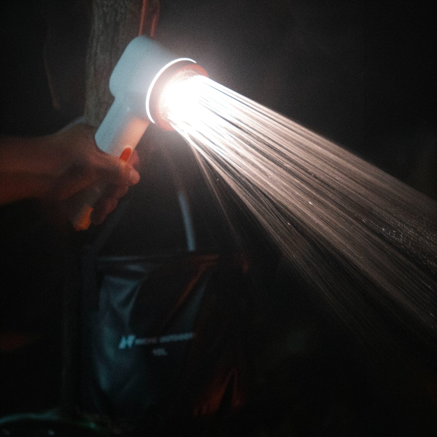 Niche Outdoors Portable Lithium Camp Shower with light