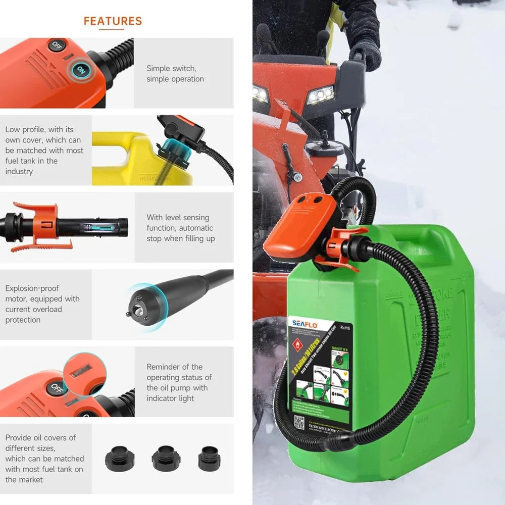 SeaFlo Lithium Battery Powered Fuel Transfer Pump