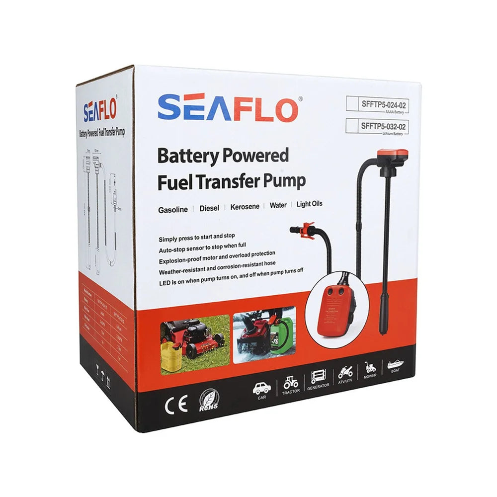 SeaFlo Lithium Battery Powered Fuel Transfer Pump